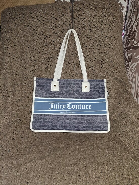 Juicy Couture Handbags - JUICY COUTURE-Fashionista Tote-Status Denim-Large-Near Mint